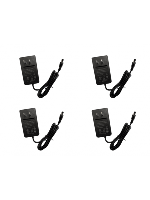 4-PACK AC/DC Adapter, Power Supply, 12V/3A