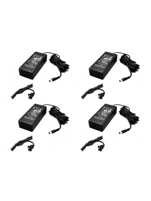 4-PACK AC/DC Adapter, Power Supply, 24V/2A