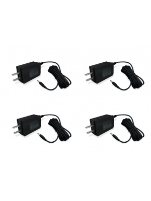 4-PACK AC/DC Adapter, Power Supply, 5V/2A