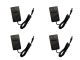 4-PACK AC/DC Adapter, Power Supply, 12V/3A